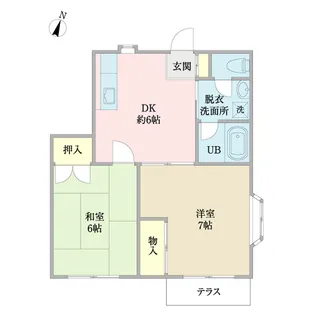 ペンギンハウス【1階】の間取り