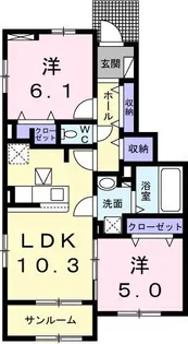 Admiral III【1階】の間取り