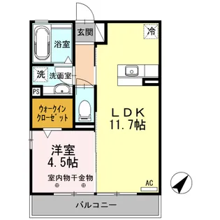 アネラ・ハレ【2階】の間取り