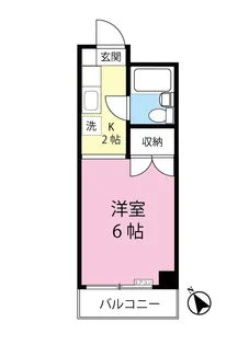 吉沢第二ビル【3階】の間取り