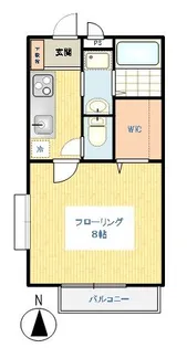 エイディハウスII【1階】の間取り