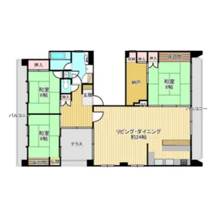 田中ビル【4階】の間取り