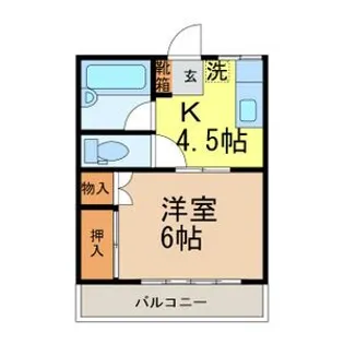 フォーユーハイツ【3階】の間取り
