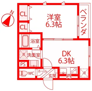 (仮称)ユアメゾン弘明寺町【1階】の間取り