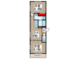 カーサクラレ【3階】の間取り