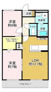 Cuarto Gishou【3階】の間取り