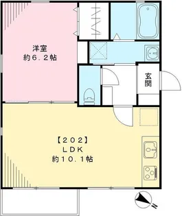 WHITE HOUSE【2階】の間取り