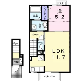 すばる【2階】の間取り
