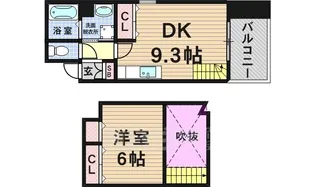 ブランミュール文の里【7階】の間取り