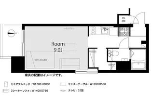 アクシルコート桜台【6階】の間取り