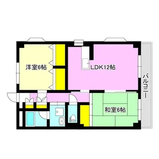 ハツミマンション【3階】の間取り