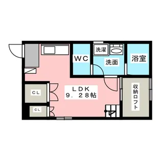 FERIO中村【1階】の間取り