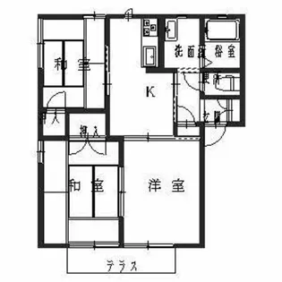 グリーンヴィラ水内II【1階】の間取り