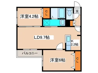 ALBA MEW【4階】の間取り