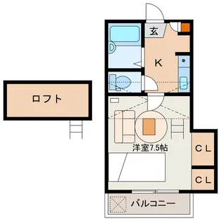 ビッテハイムマルゼン【2階】の間取り