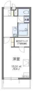 レオパレスサンロード【1階】の間取り