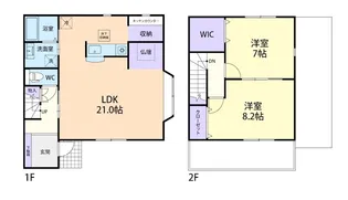 Kハピネス 101号室の間取り