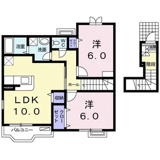 ファイン・ヒル【2階】の間取り