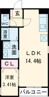 AKATSUKI RESIDENCE【2階】の間取り