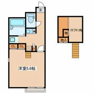 東京都足立区千住緑町3【マンション】の間取り