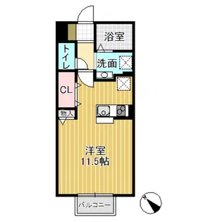 リエゾン E棟【2階】の間取り