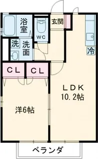 ウェルネスNR【2階】の間取り