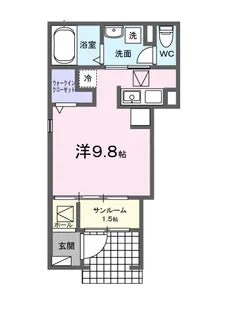 ソラティオーラ【1階】の間取り