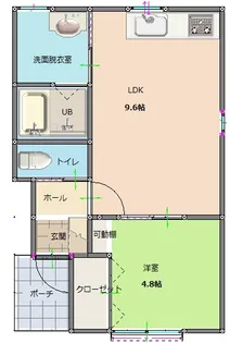 KURASUMU GINZA B棟【1階】の間取り