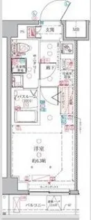 クレヴィスタ横浜綱島【5階】の間取り