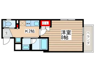 エグゼクティブ立川【3階】の間取り