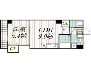CONNECTPARL HILLS鶴沢町【3階】の間取り