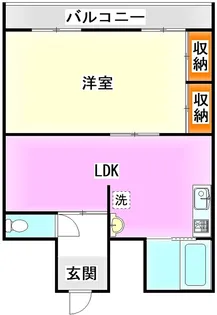 OASIS片島【4階】の間取り