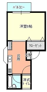 ハイムグレース201号【2階】の間取り