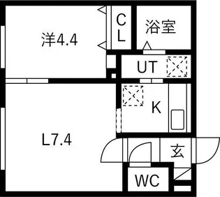 ラフィナート澄川【3階】の間取り