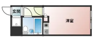 レインボー上高田【1階】の間取り