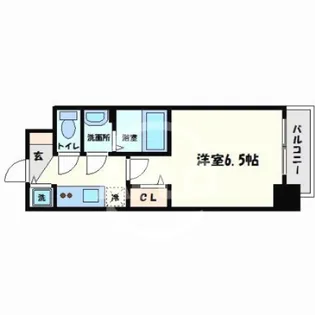 プレサンス松屋町駅前【7階】の間取り