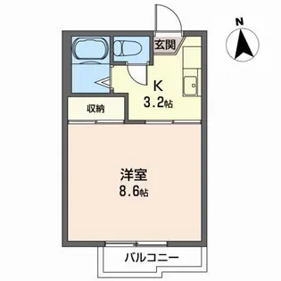 ローゼンべートB【2階】の間取り