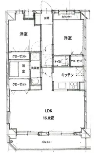 新横浜ガーデンハイム【2階】の間取り