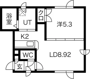 プリンス202【2階】の間取り