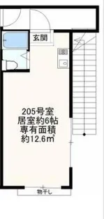 ヒロセコーポ6【2階】の間取り