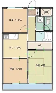 レジデンス久喜【2階】の間取り