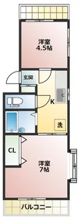 ブライトハウス【3階】の間取り