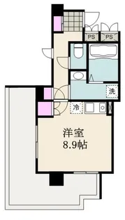 ナイスアーバンステイツ横濱新子安【4階】の間取り