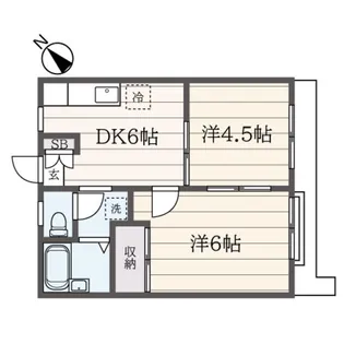 ピア塩原II【2階】の間取り