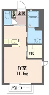 グランパルテールA【2階】の間取り