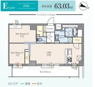 アイビー世田谷レジデンス【6階】の間取り