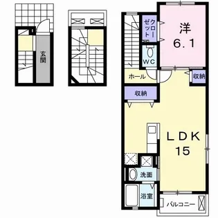 サンヒルズ・ラフォーレII【3階】の間取り