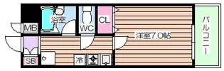 ロイヤル天満橋【9階】の間取り