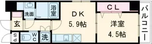 フューチャー川口町【4階】の間取り