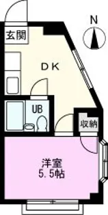 第六みずほ館【1階】の間取り